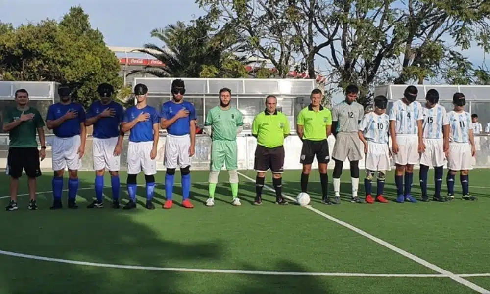 Brasill na final da Copa Tango de futebol de cegos