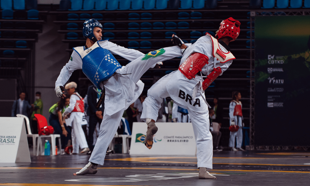 Edival Marques, o Netinho, no Rio Open de Taekwondo