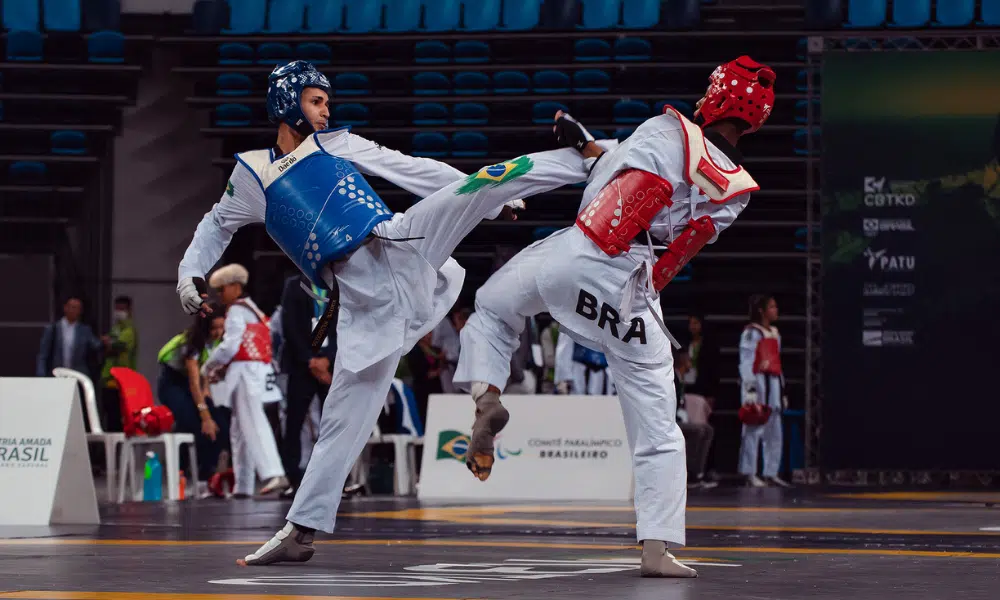 Edival Marques, o Netinho, no Rio Open de Taekwondo