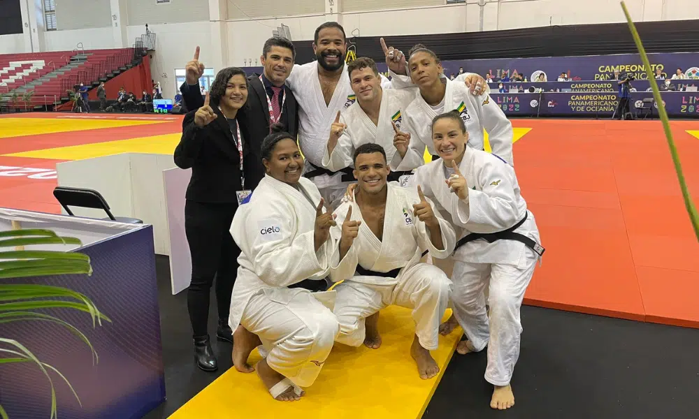 Brasil é campeão por equipes mistas do Pan de judô