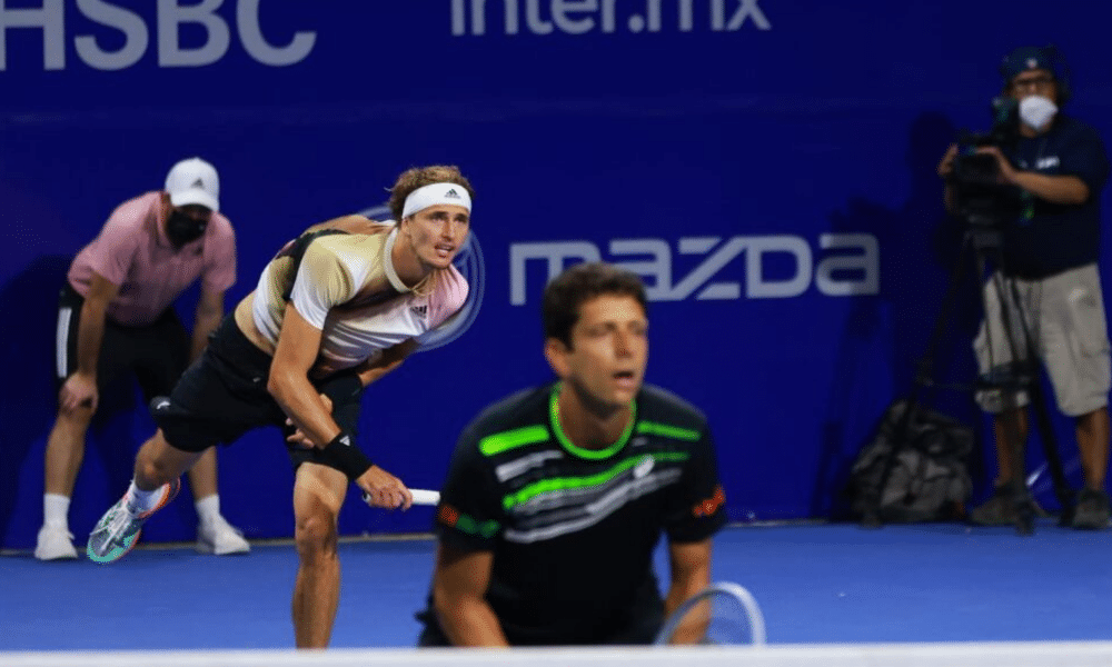 Marcelo Melo e Alexander Zverev no Masters de Monte Carlo