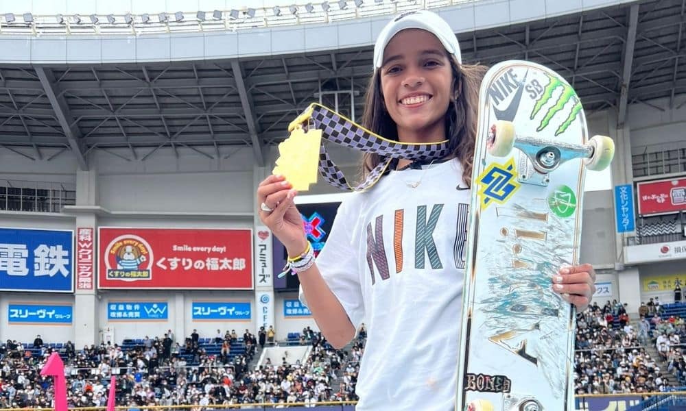 Rayssa Leal medalha de ouro X Games Chiba skate street feminino
