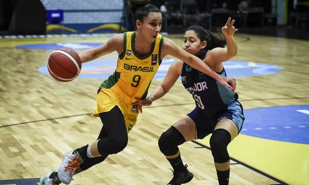 Brasil Equador Sul-americano sub-18 basquete feminino