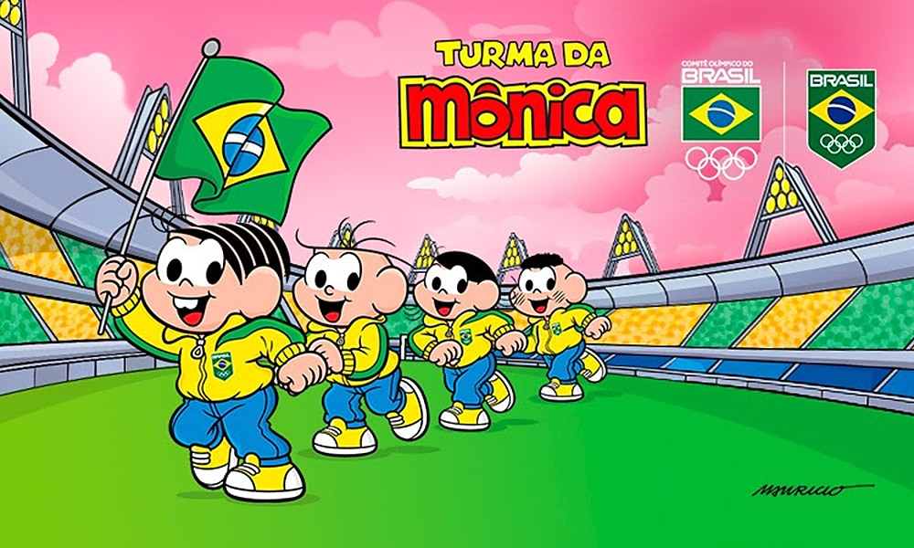 Turma da Mônica COB parceria Jogos 2024