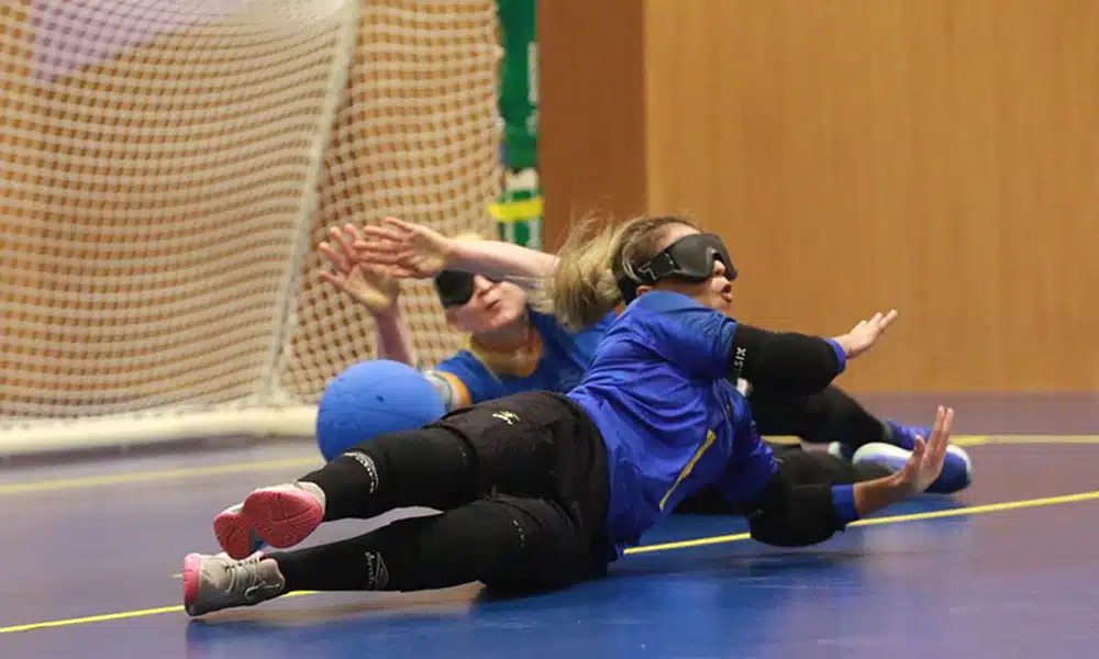 Larissa Gaby Seleção feminina goalball Malmo Cup Brasil Suécia