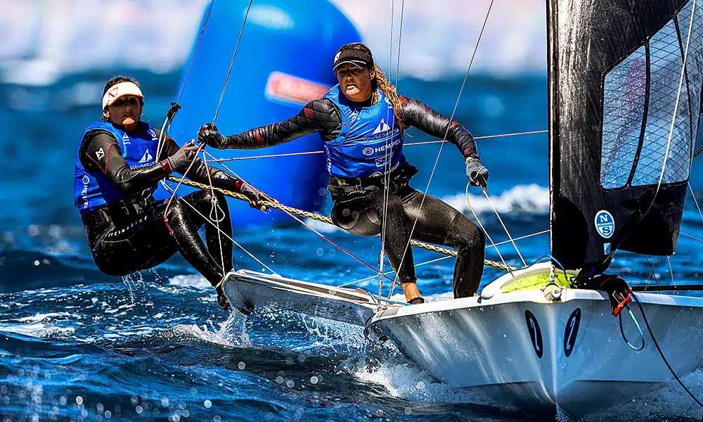 Martine e Kahena Martine Grael e Kahena Kunze vela Troféu Princesa Sofía vela 49FX Semana de Hyères de vela
