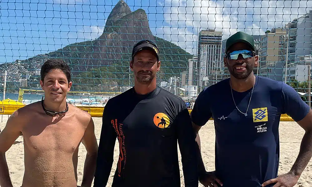 Ricardo treinador Evandro Álvaro Filho vôlei de praia