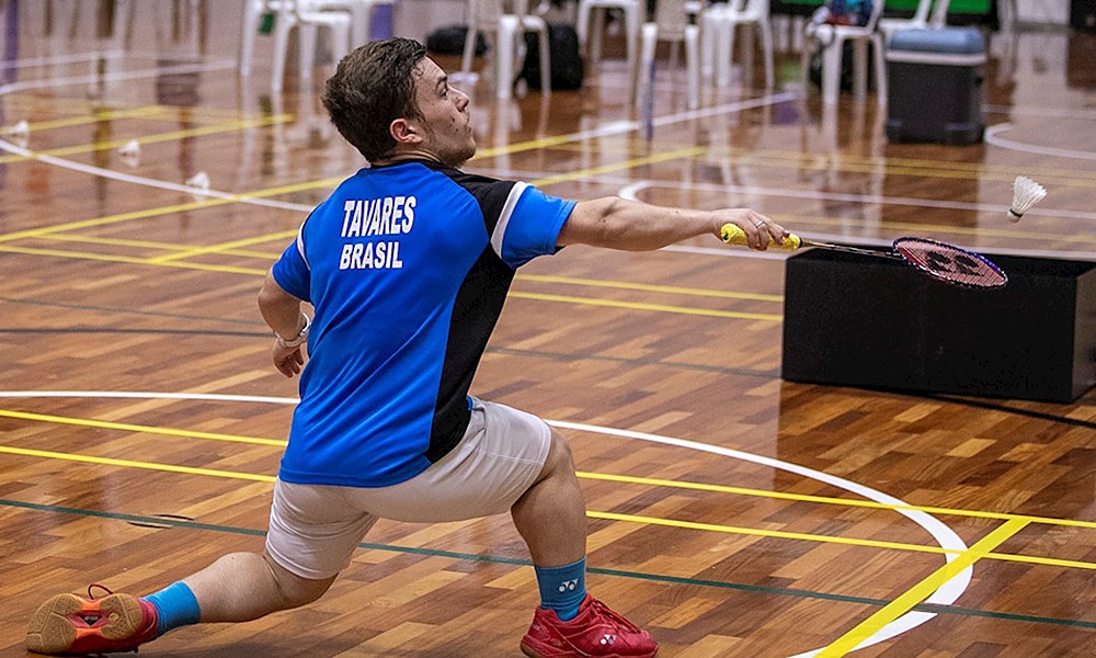 Vitor Tavares badminton paralímpico Internacional parabadminton Brasil título