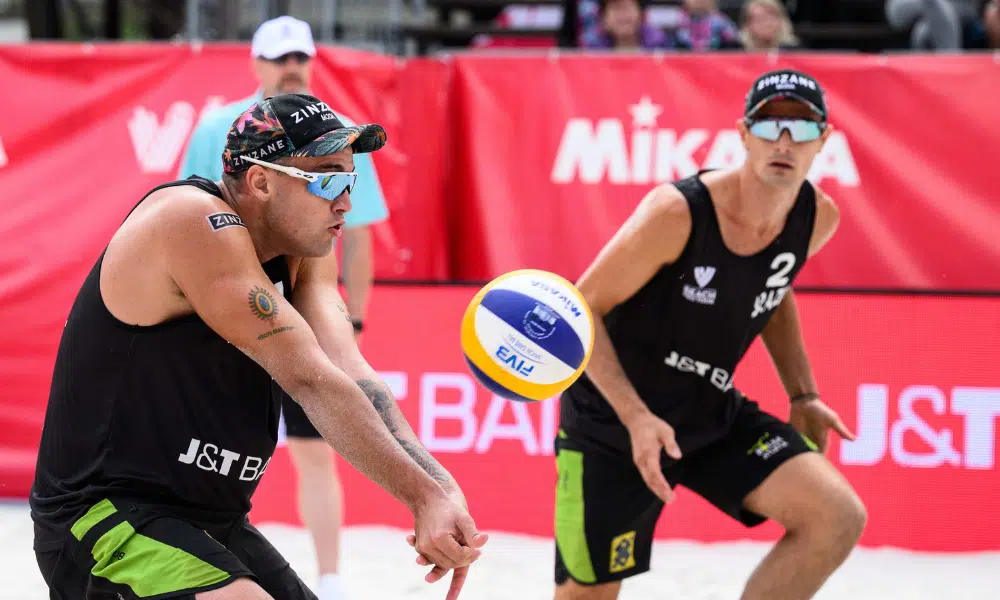 André e George disputam Mundial de Vôlei de praia
