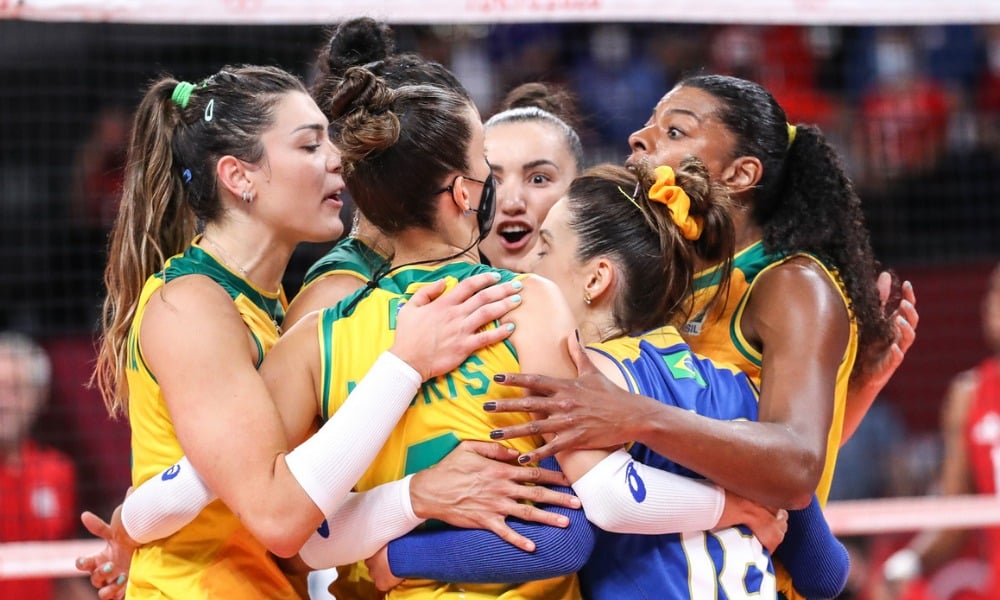 Brasil x Alemanha Liga das Nações vôlei quartas de final