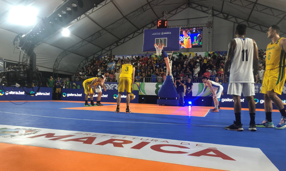 Brasil e Argentina Desafio Internacional Basquete 3x3