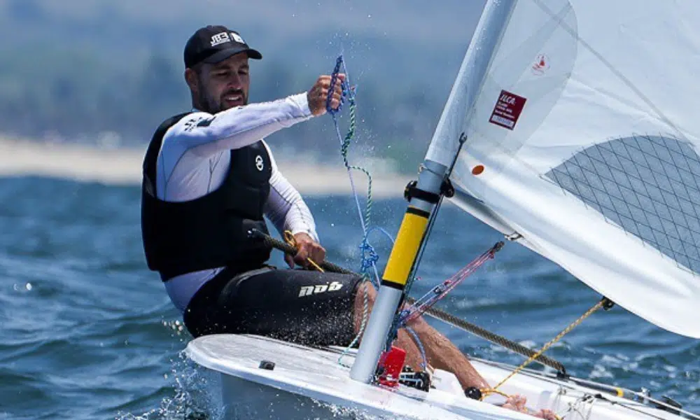 Bruno Fontes Mundial da classe laser da vela. classificado na vela para os Jogos Olímpicos Paris-2024 Time Brasil