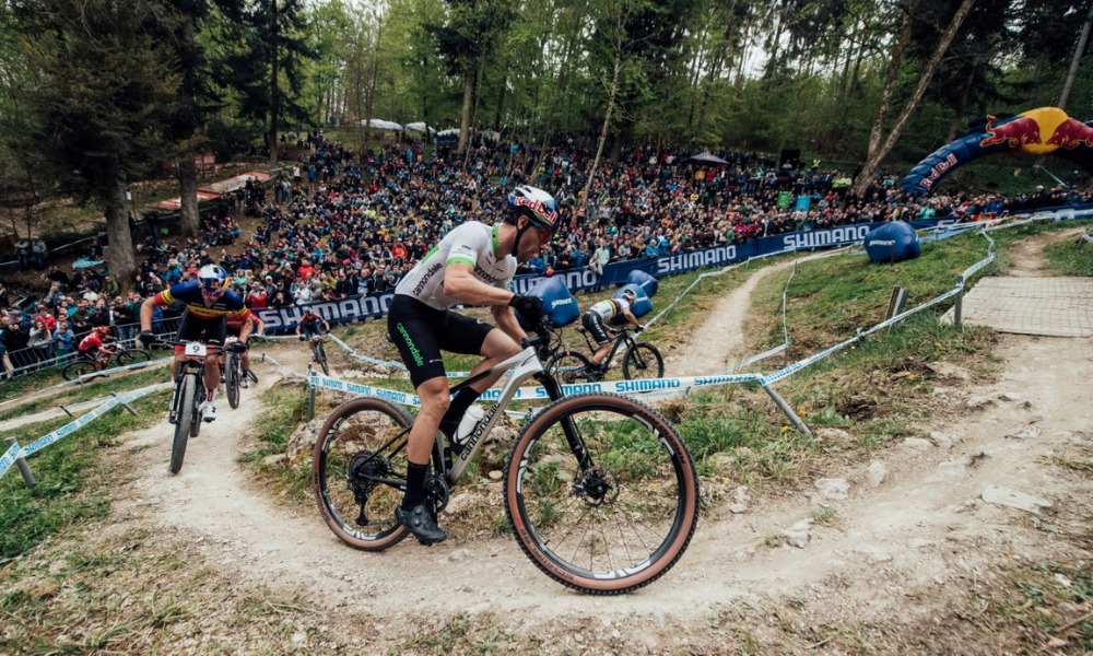 Henrique Avancini disputa etapa de Nové Mesto da Copa do Mundo de MTB