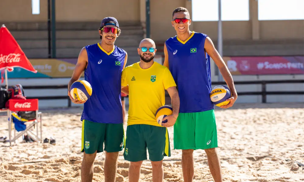 Henrique e Pedro vôlei de praia Rosario 2022
