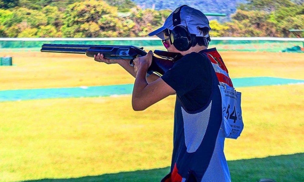 Hussein Daruich Copa do Mundo Júnior de tiro esportivo final fossa olímpica equipes Mundial Júnior de tiro esportivo