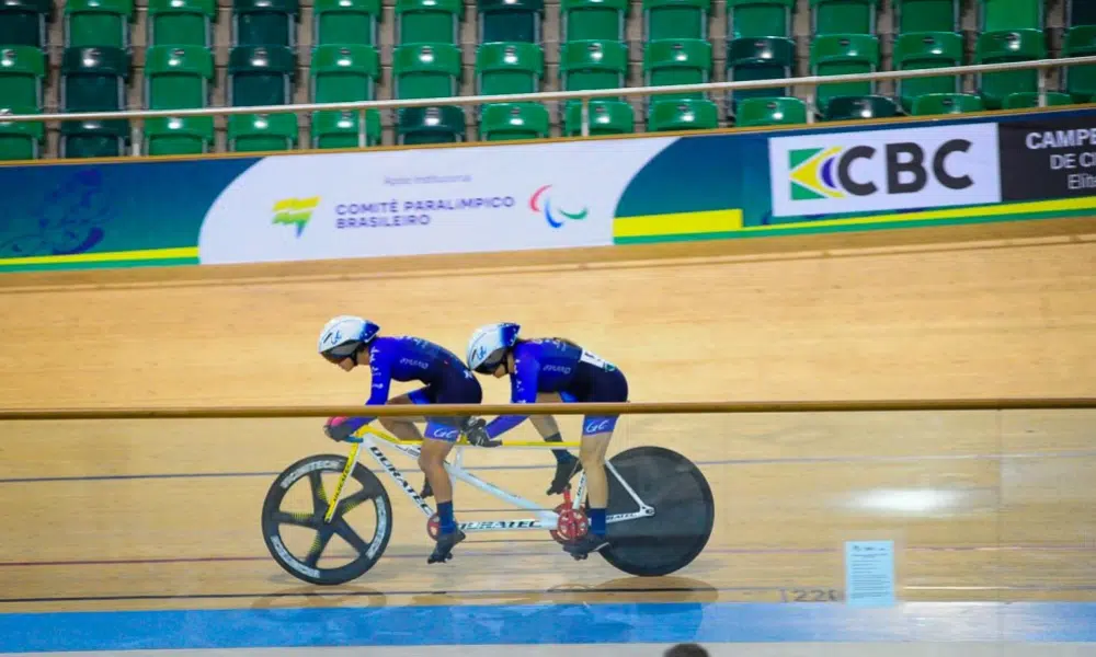 madison no brasileiro de ciclismo pista