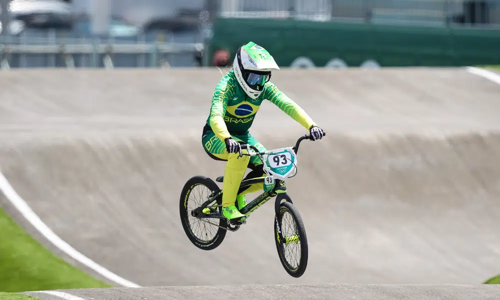 Priscilla Stevaux na Copa do Mundo de BMX