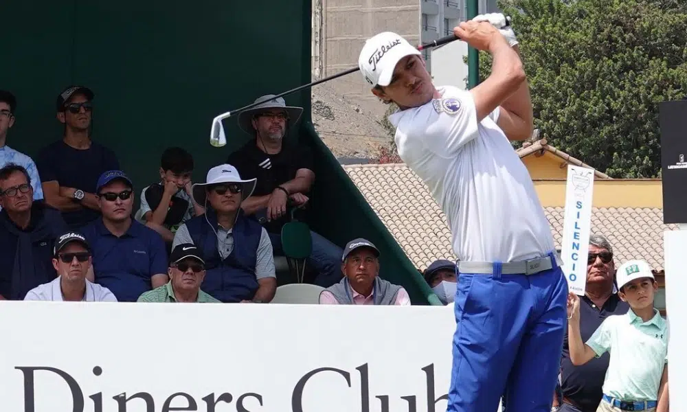 Rafael Becker no Aberto de Quito de golfe PGA Tour Latinoamérica de golfe