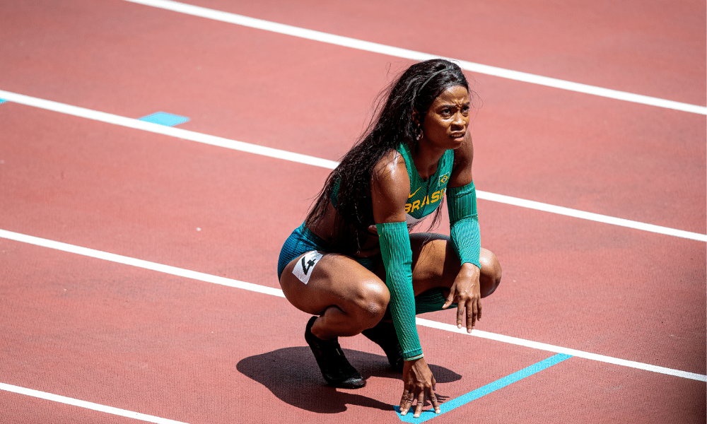 Vitória Rosa bronze nos 100m e 200m no Grand Prix Poznan atletismo