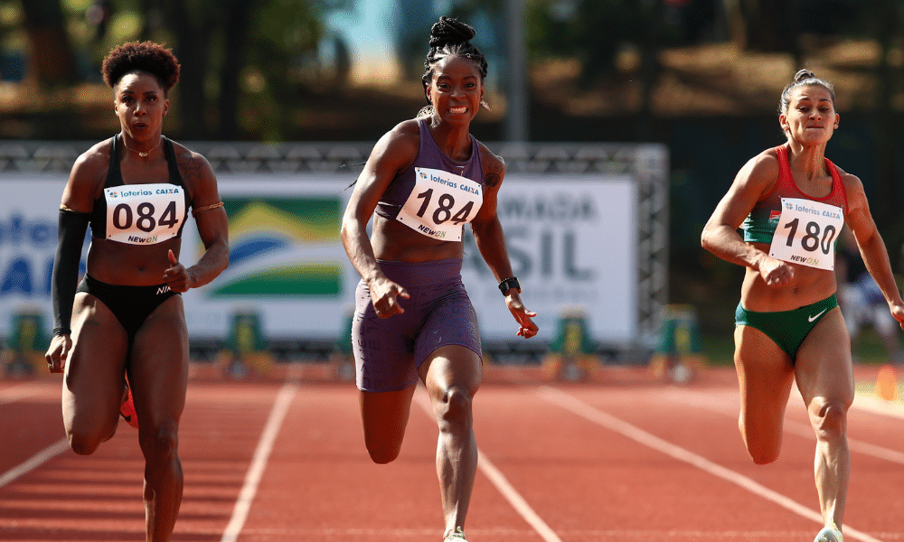 Vitória Rosa 100m GP Brasil de atletismo