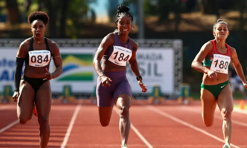 Vitória Rosa 100m GP Brasil de atletismo