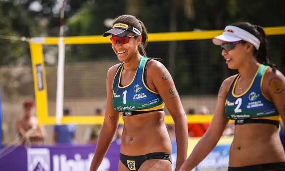 Ana Patrícia e Duda Sul-Americano de vôlei de praia Uberlândia 2022
