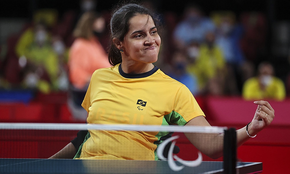 Cátia Oliveira tênis de mesa paralímpico Aberto da França medalhas Aberto da Tailândia