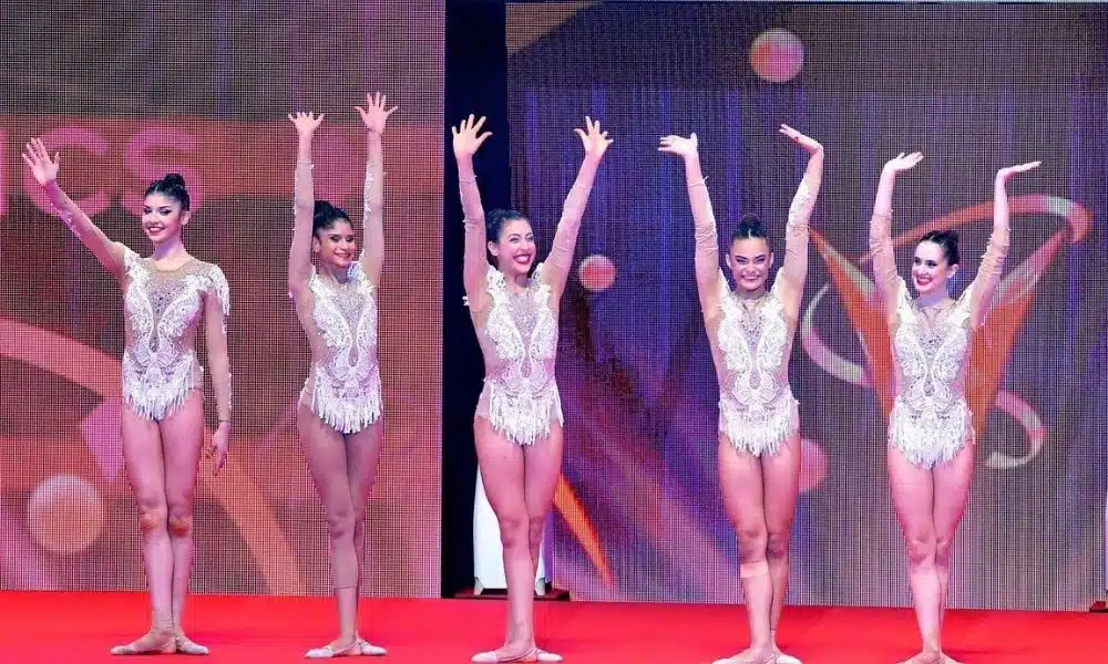 Conjunto Brasil Copa do Mundo de ginástica rítmica