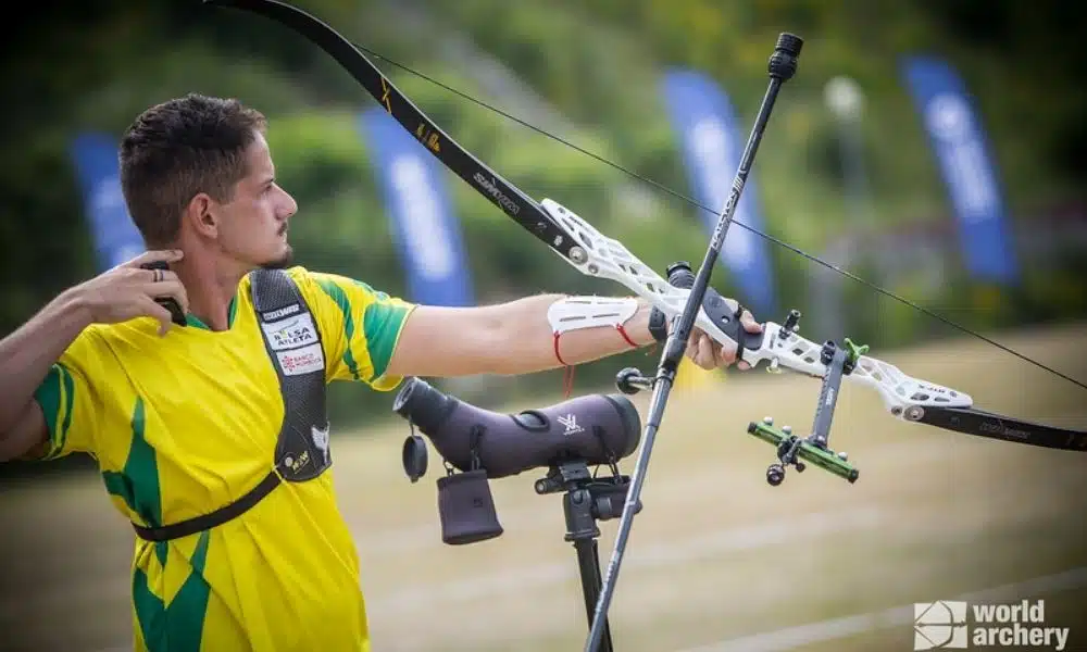 Marcus D'Almeida etapa de Gwangju Copa do mundo de tiro com arco