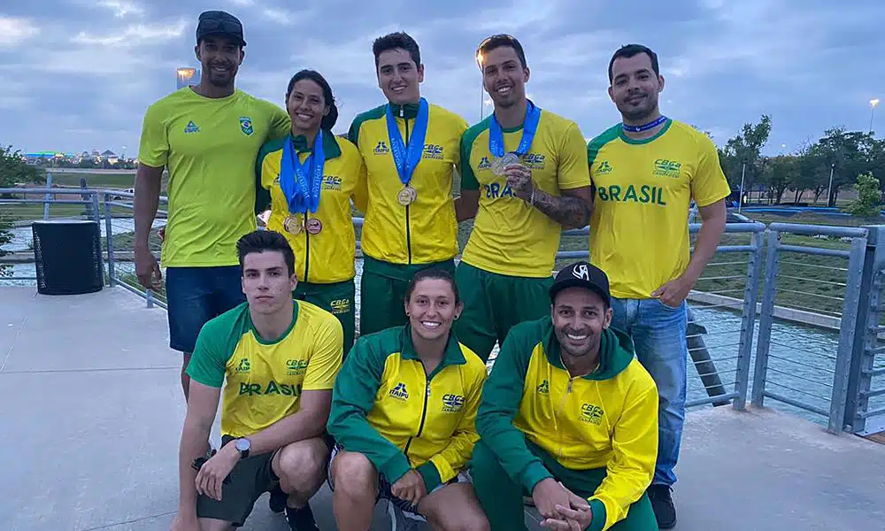 Campeonato Pan-americano de canoagem slalom Omira Estácia Guilherme Rodrigues Kauã da Silva medalhas Brasil seleção brasileira