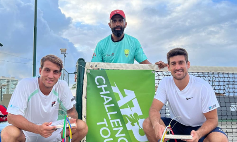 Orlando Luz Felipe Meligeni tênis duplas Challenger de Salvador