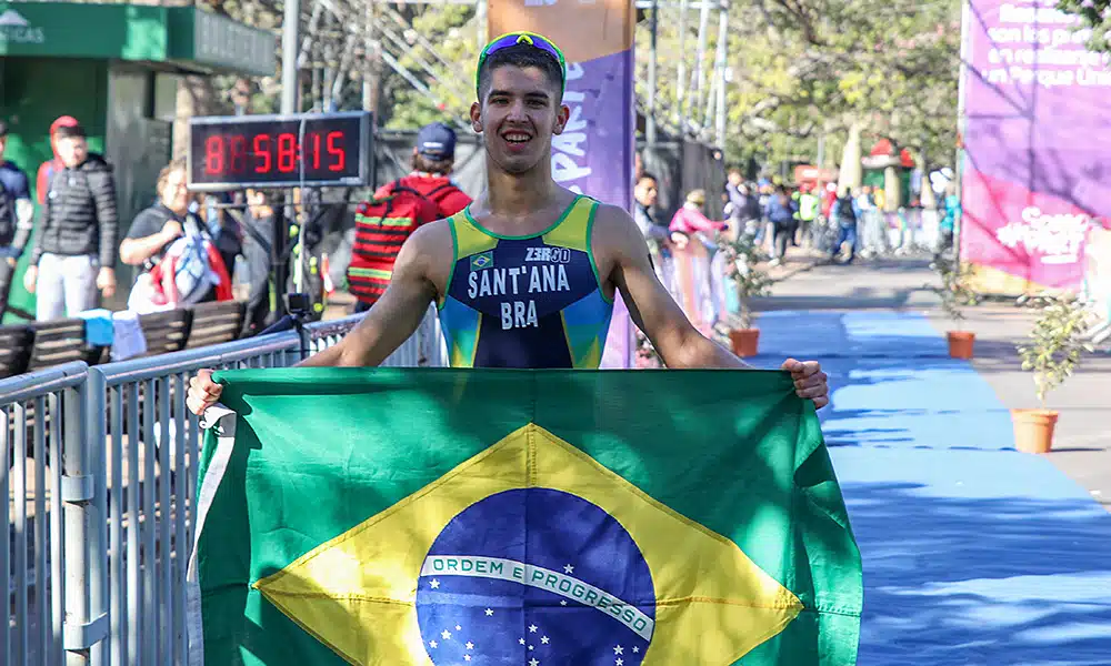 Julia Munhoz Vinícius Sant'Ana triatlo Sulinha Jogos Sul-Americanos da Juventude Rosário