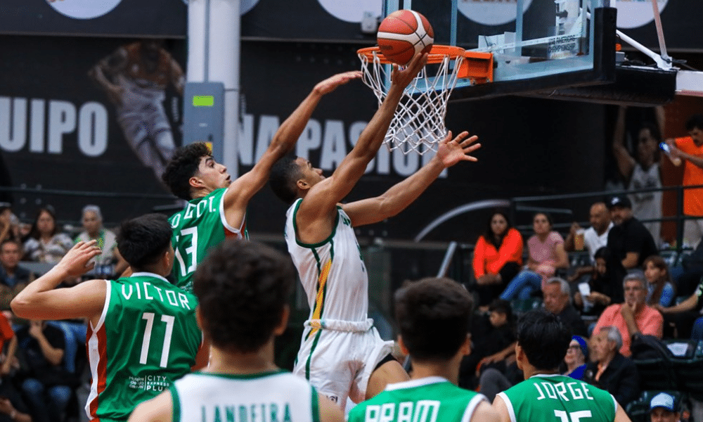 Brasil vs México segunda rodada AmeriCup sub-18 basquete