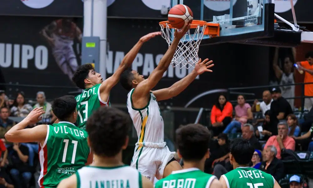 Brasil vs México segunda rodada AmeriCup sub-18 basquete