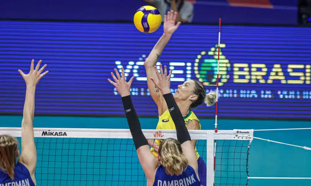 Brasil x Holanda Liga das Nações de Vôlei VNL
