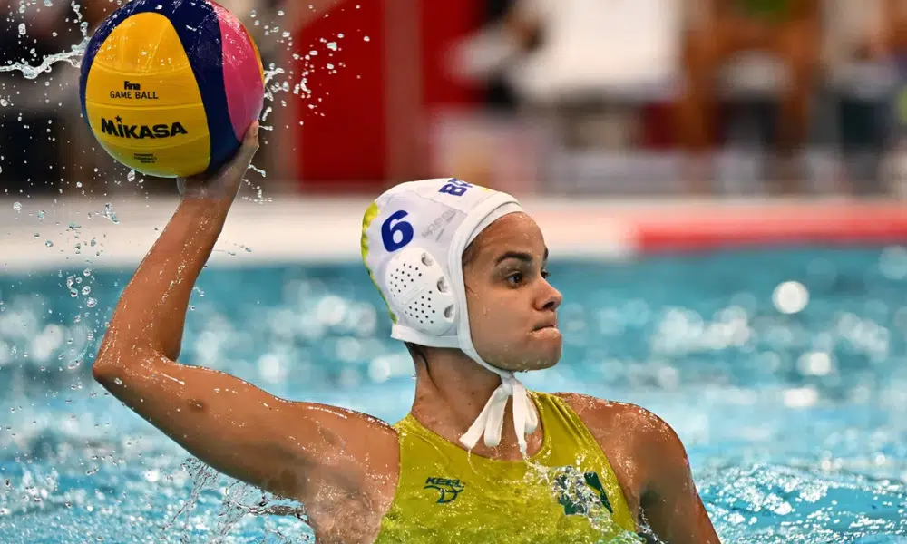 Brasil e África do Sul polo aquático feminino Mundial