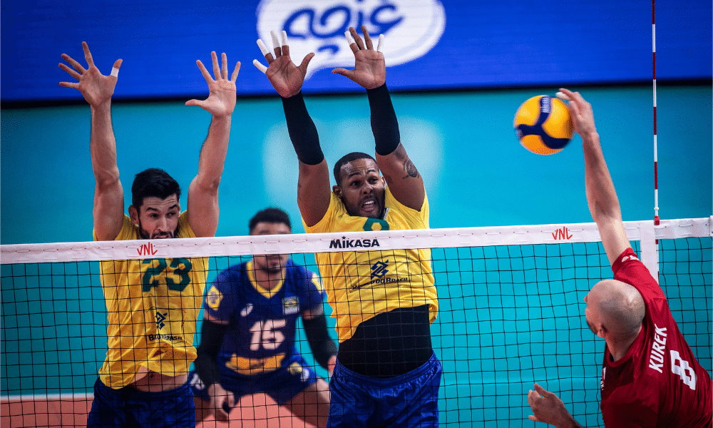Brasil x Polônia Liga das Nações de vôlei (FIVB)