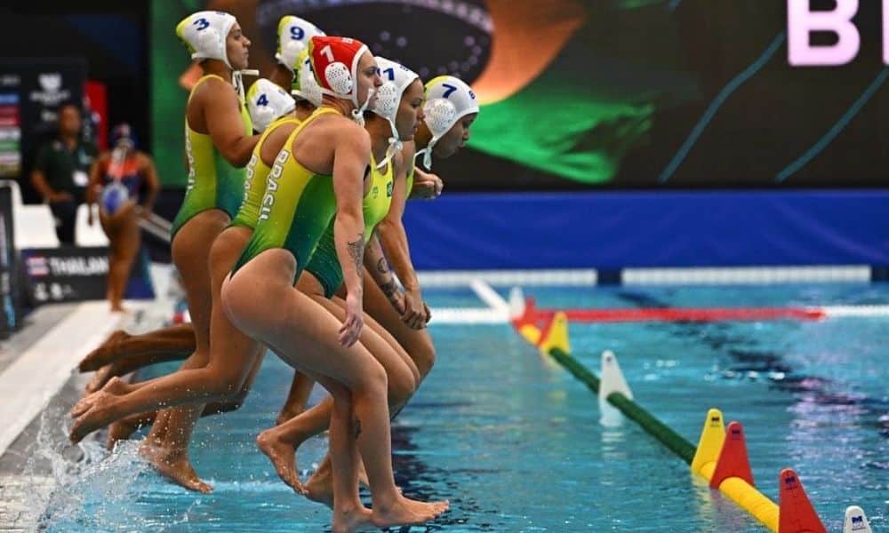 Brasil x Tailândia polo aquático feminino Mundial de Esportes Aquáticos