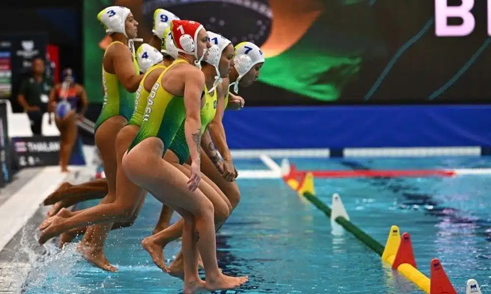 Brasil x Tailândia polo aquático feminino Mundial de Esportes Aquáticos