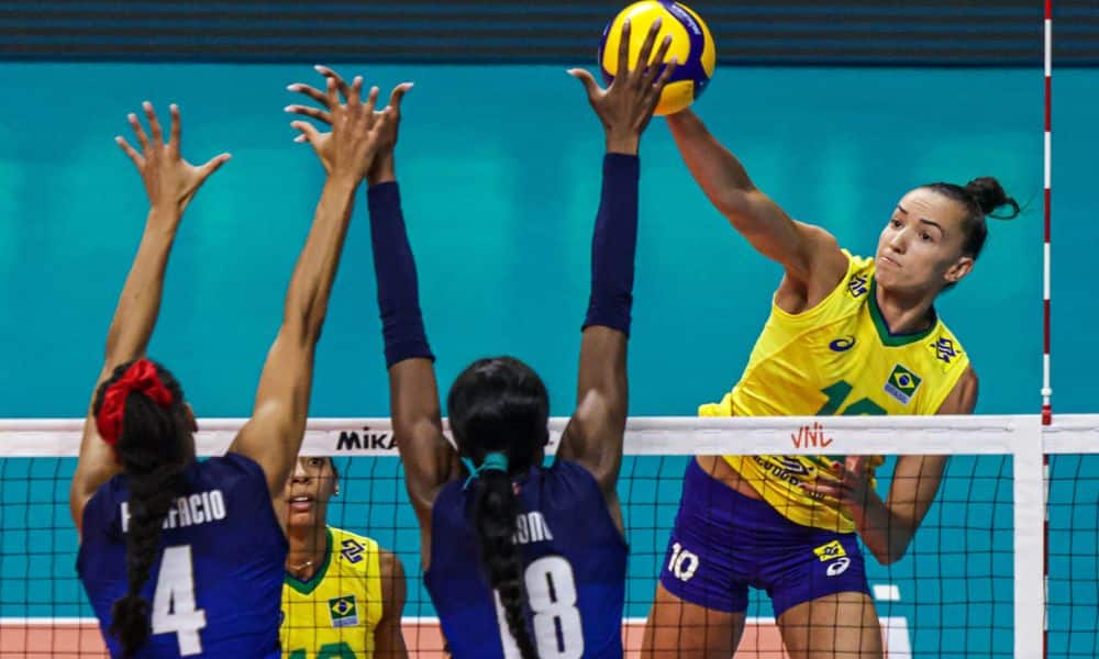 Brasil x Itália Liga das Nações de vôlei feminino