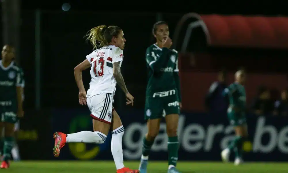 Cacau São Paulo x Palmeiras Brasileirão de futebol feminino ao vivo