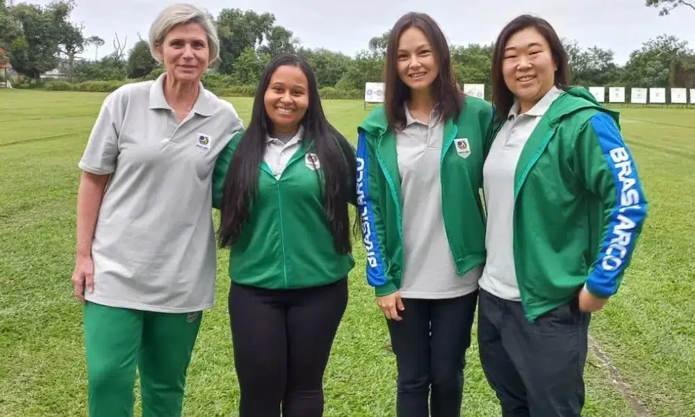 Time feminino de arco composto Copa do Mundo de tiro com arco