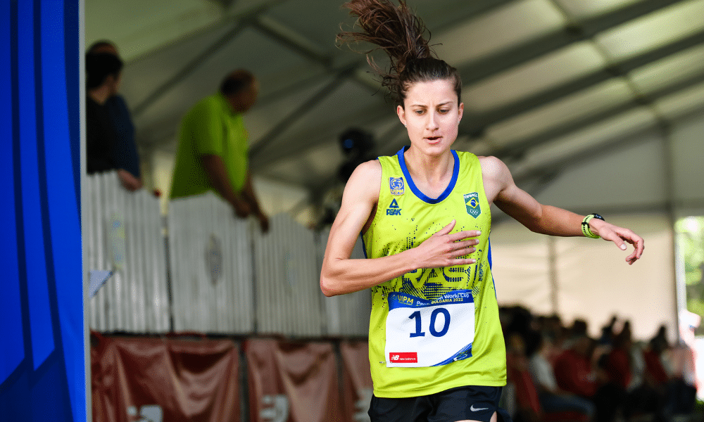 Isabela Abreu na Copa do Mundo de pentatlo moderno em Ancara Santiago 2023