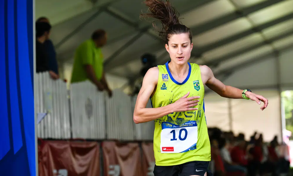 Isabela Abreu na Copa do Mundo de pentatlo moderno em Ancara Santiago 2023