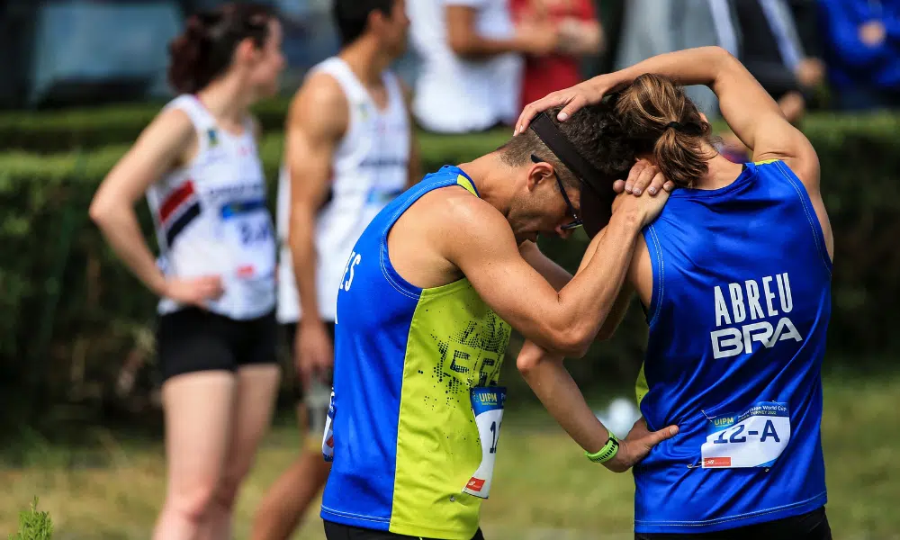 Isabela Abreu e Danilo Fagundes Brasil Copa do Mundo de pentatlo moderno