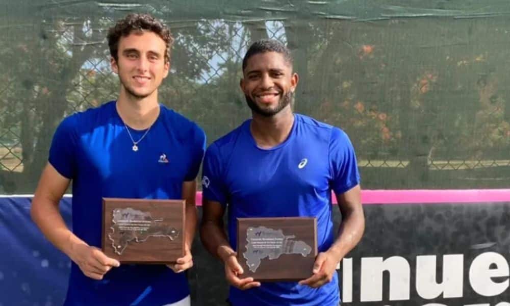 João Lucas Reis da Silva campeão de duplas em Santo Domingo