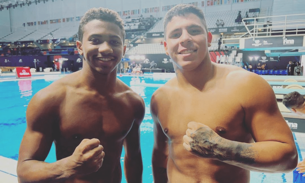 Kawan Pereira e Isaac Souza saltos ornamentais Mundial