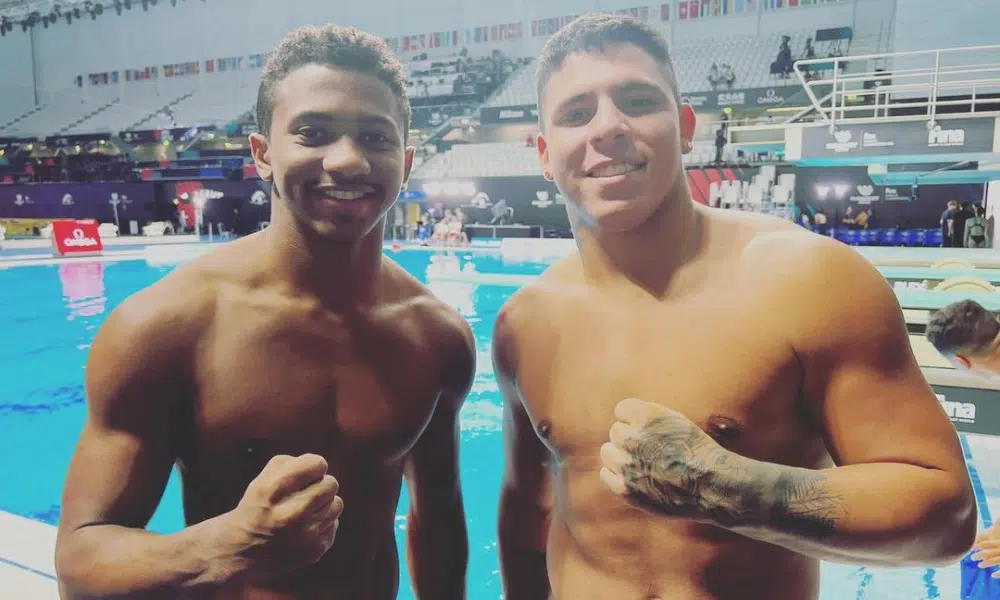Kawan Pereira e Isaac Souza saltos ornamentais Mundial