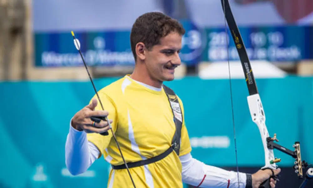 Marcus D'Almeida Copa do Mundo de tiro com arco Paris e Pan de tiro com arco