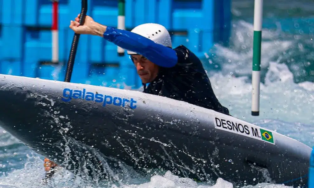 Mathieu Desnos Ana Sátila Pepê Gonçalves semifinal Copa do Mundo de canoagem slalom Mundial de Canoagem Slalom Brasil K1